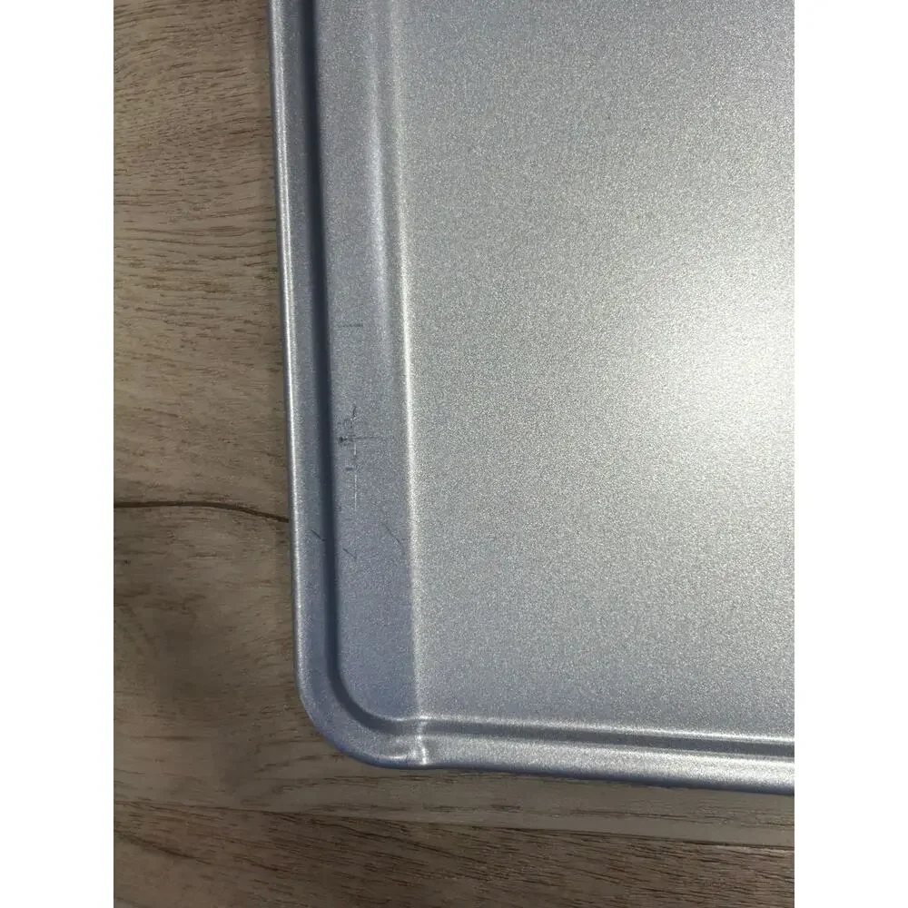 Pampered Chef Baking Sheets Set of 2 16x12 Aluminum Cookie Sheet Pans Unused